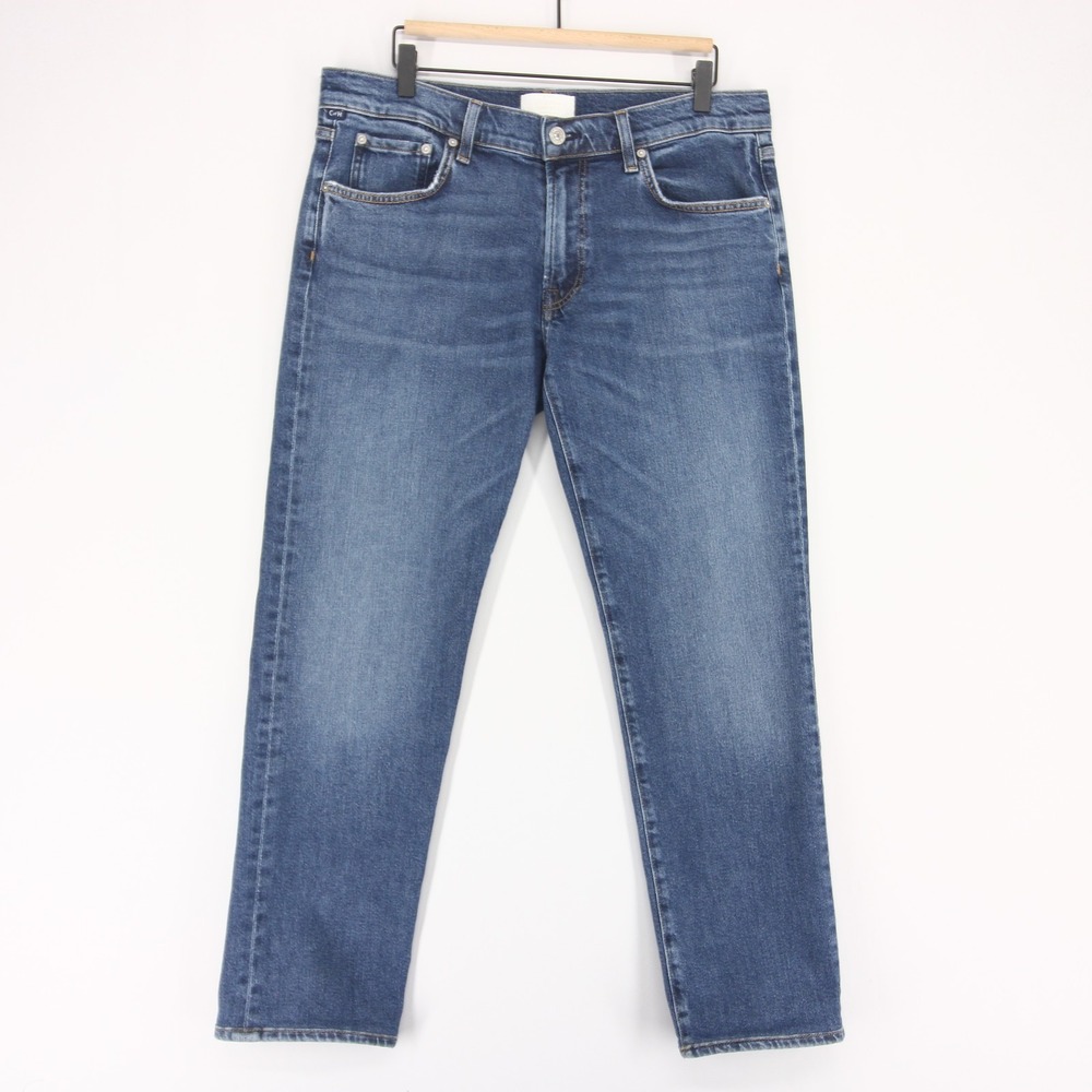 Citizens Of Humanity Adler Jeans Mens 34 Blue Classic Slim Perform Denim